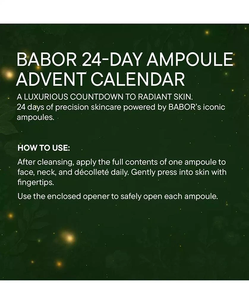 BABOR 24-Pc. Advent Calendar Ampoule Set 8