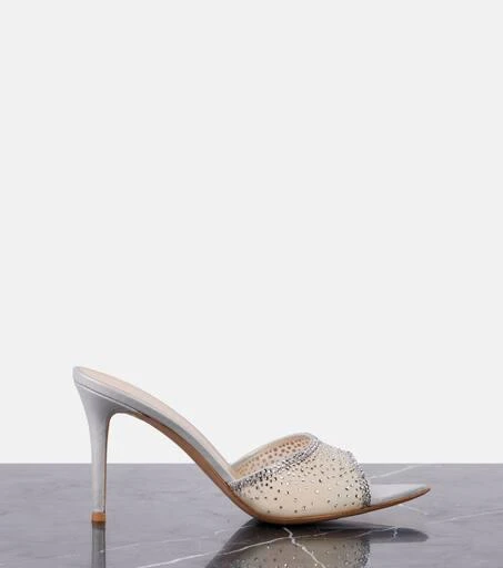 Gianvito Rossi Rania 85 embellished mules 4