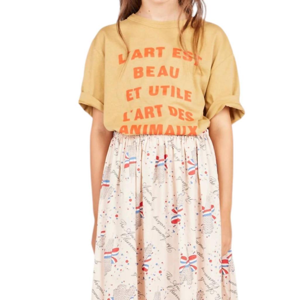The Animals Observatory The Animals Observatory - Big Rooster Art Brown T-Shirt
