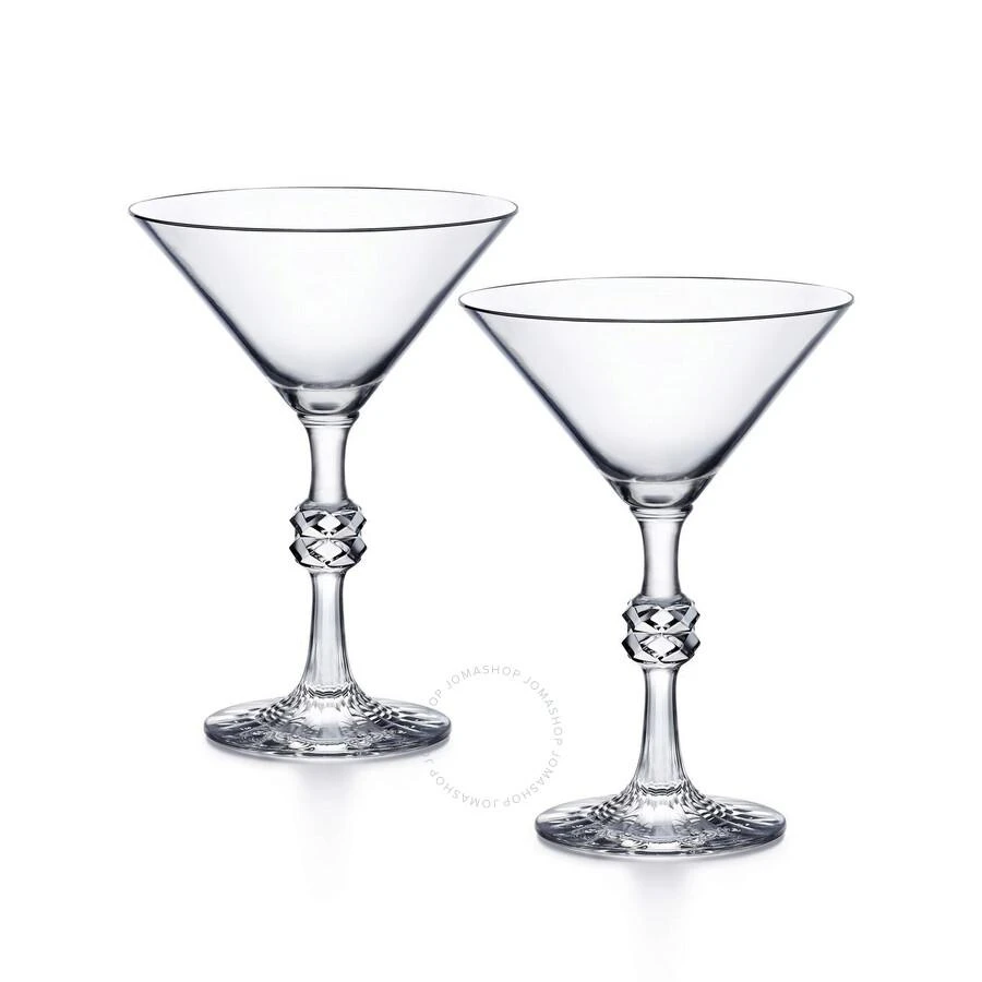 Baccarat Crystal Jean-Charles Boisset Passion Martini Glasses Set Of Two 1