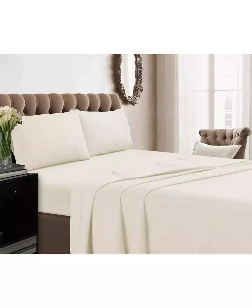 Tribeca Living 350 Thread Count Cotton Percale Extra Deep Pocket Sheet Set, Twin XL 1