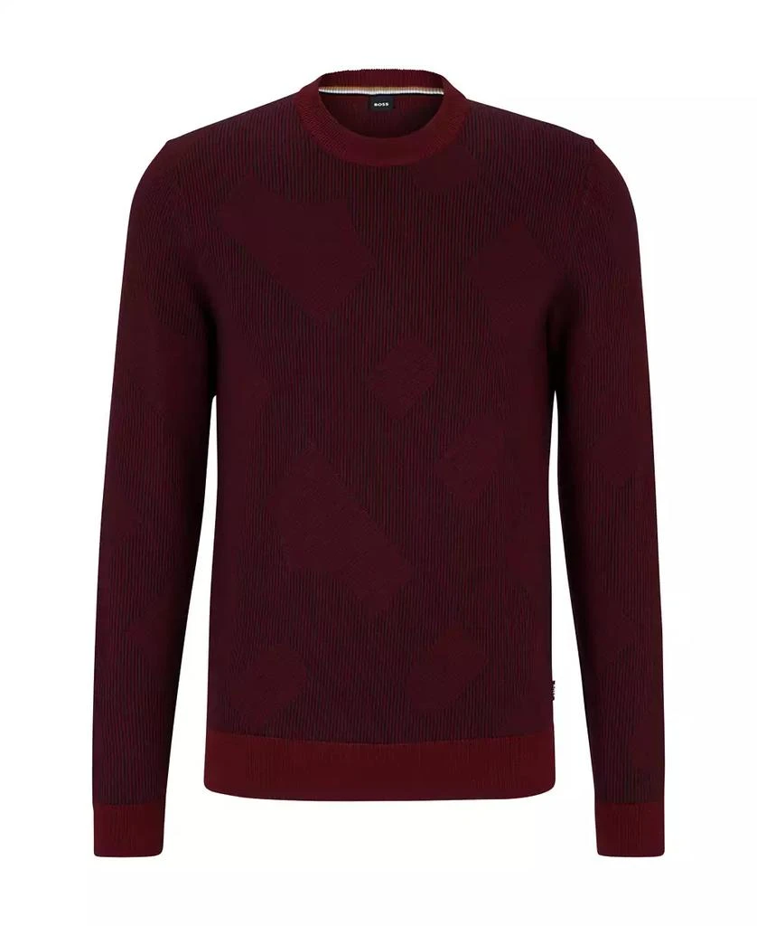 Hugo Boss Men's Two-Tone Monogram Sweater 3