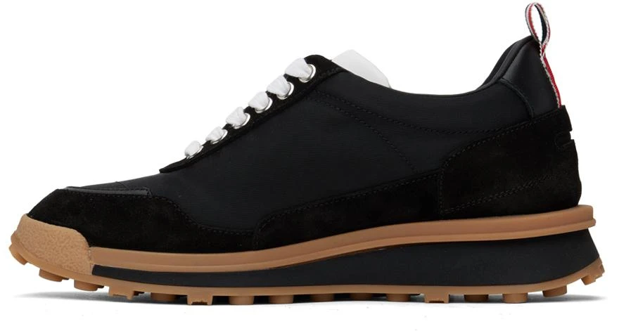 Thom Browne Black Tech Nylon Alumni Sneakers 3