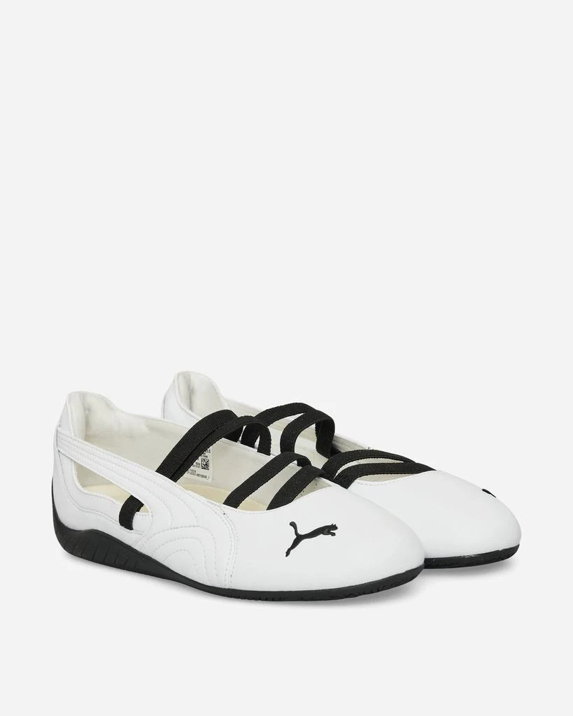 Puma Women's Speedcat Ballet Leather Shoes White / Black 3