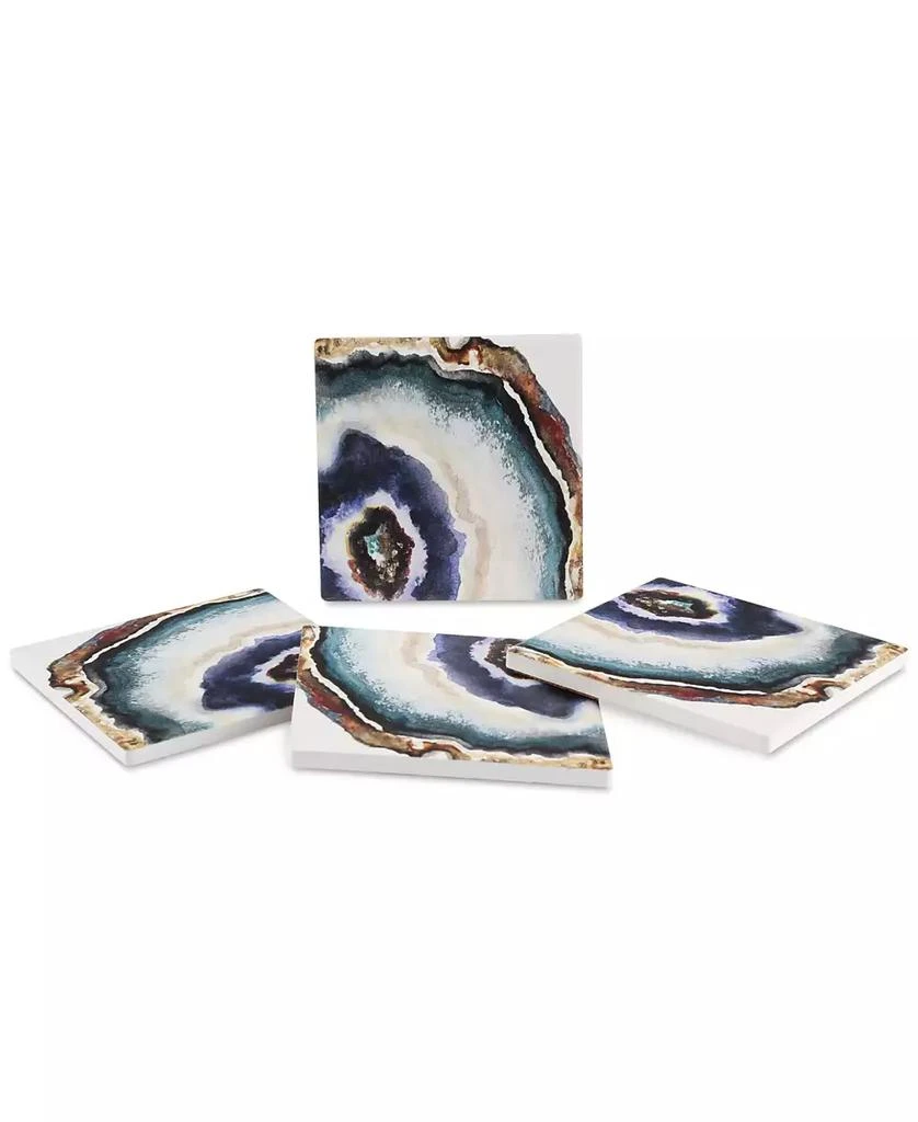 Thirstystone Agate Watercolor 4-Pc. Coaster Set 1