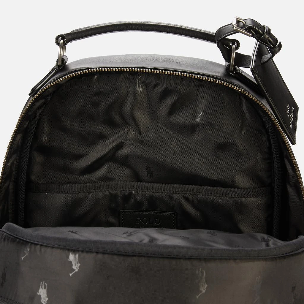 Polo Ralph Lauren Polo Ralph Lauren Men's Smooth Leather Backpack - Black 5