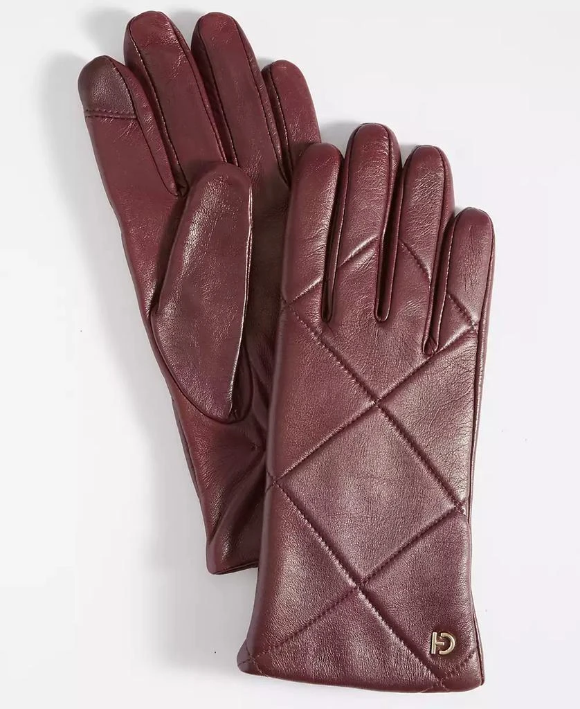 Cole Haan Women's Quilted Leather Gloves 1