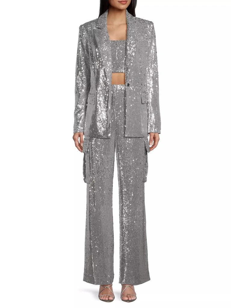 Milly Saison Sequins Cargo Pants 2