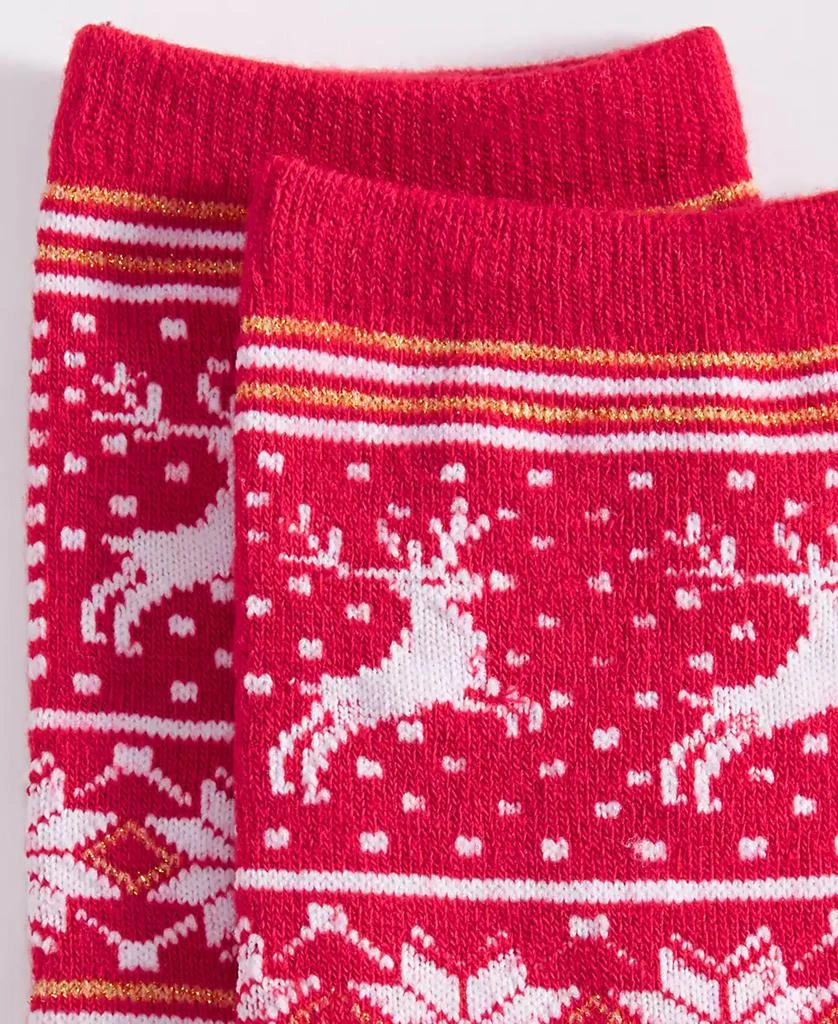 Holiday Lane Women
s Holiday Crew Socks, Created for Macy
s 2