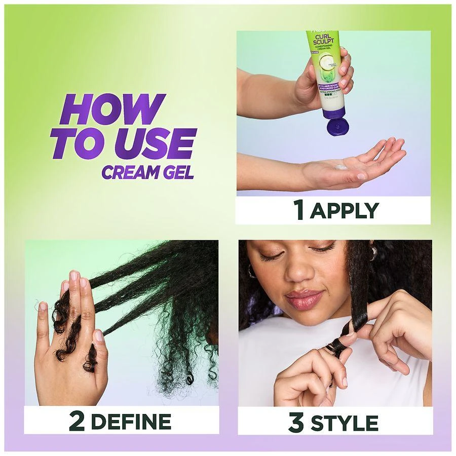 Garnier Fructis Conditioning Cream Gel for Curly Hair 11