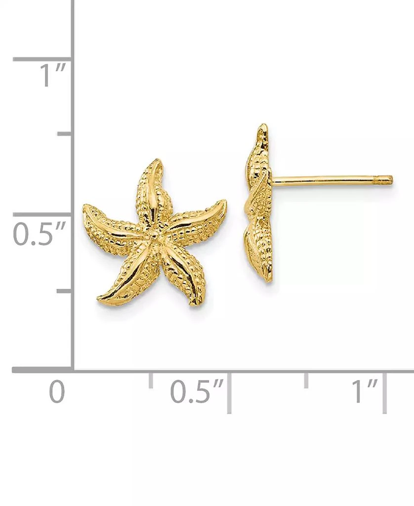 Macy's Starfish Stud Earrings in 14k Yellow Gold 3