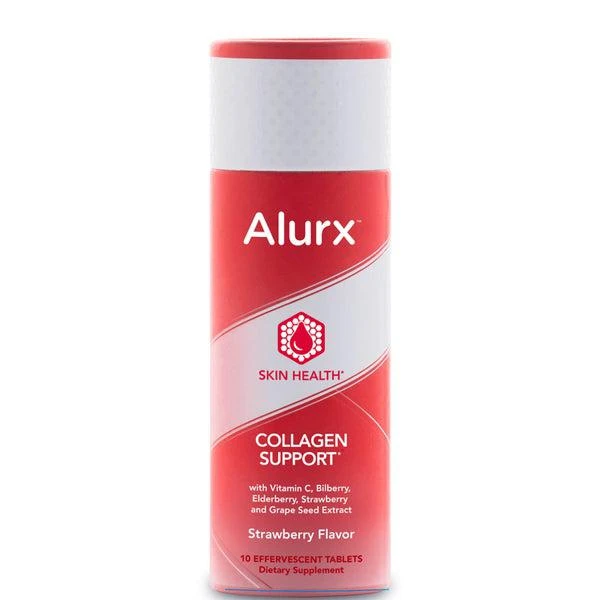 Alurx Alurx Collagen Support Effervescent Tablets - Strawberry (10 Count) 1