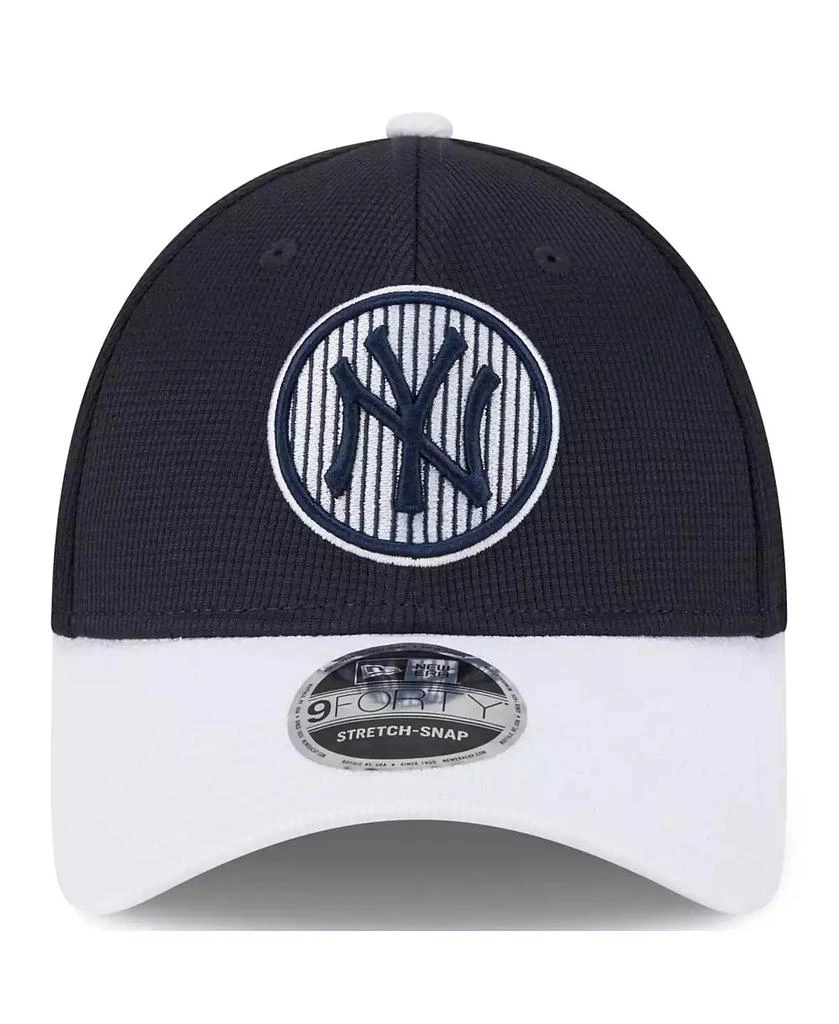 New Era Men's Navy New York Yankees 2024 Batting Practice 9FORTY Adjustable Hat 2