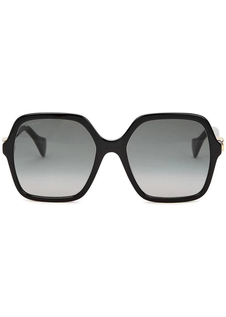 Gucci Hexagon-frame sunglasses 2