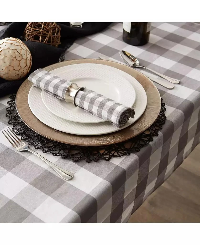 Design Imports Buffalo Check Tablecloth, 60" x 120" 3