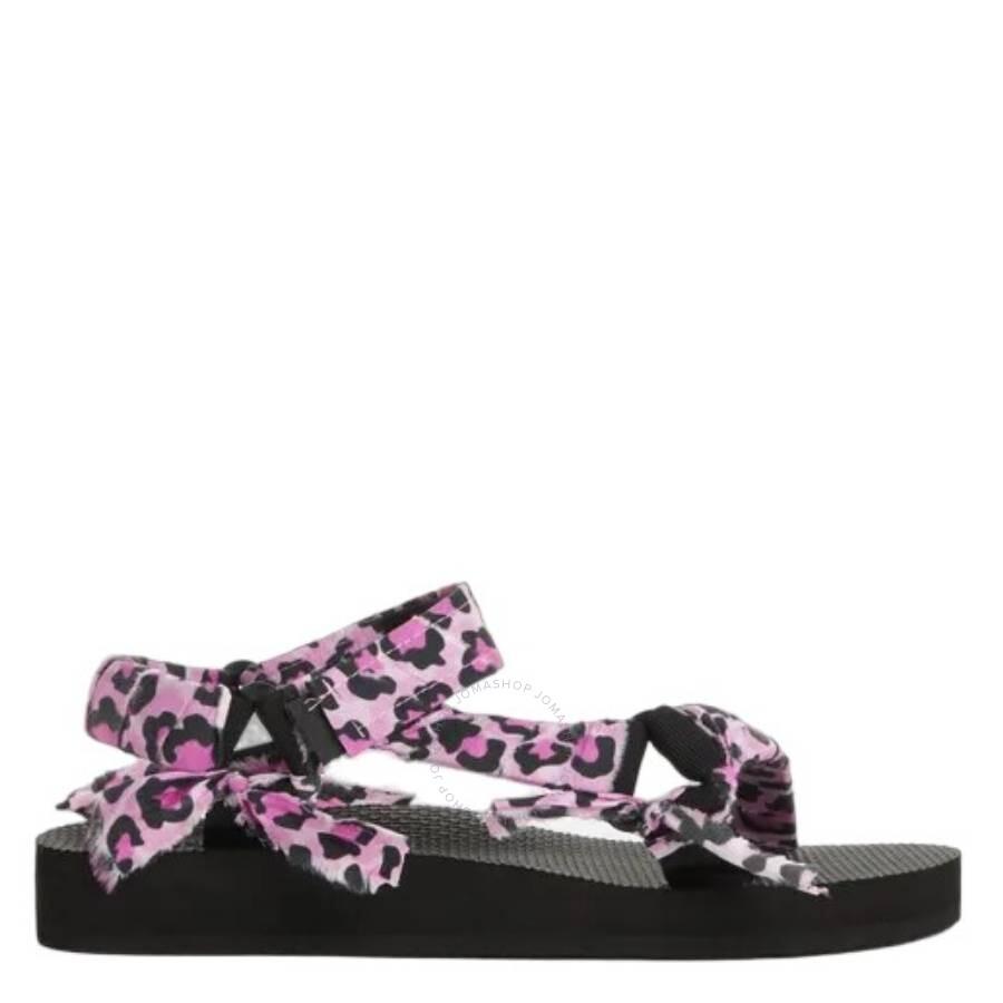 Arizona Love Ladies Leopard Pink Trekky Sandals