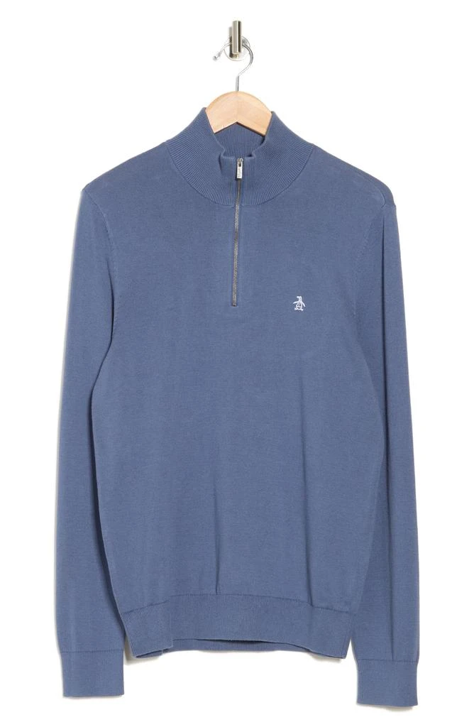 Original Penguin Half Zip Cotton Jersey Sweater 3