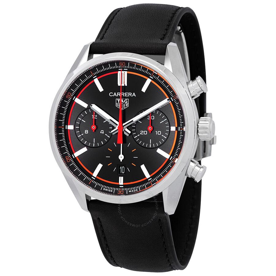 TAG Heuer Carrera Chronograph Automatic Black Dial Men's Watch CBN201C.FC6542