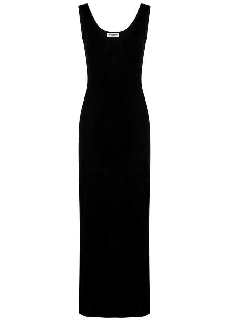 【関税&送料込み】Saint Laurent Open-Back Knitted Dress Yves Saint Laurent Open-back knitted maxi dress - Dresses