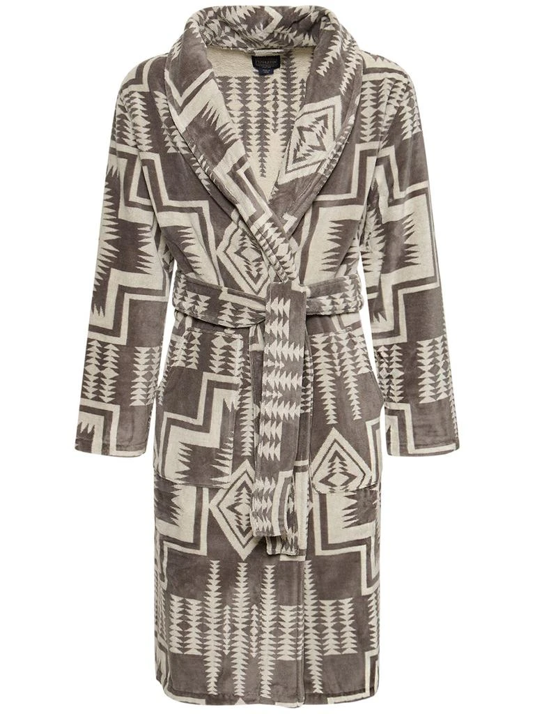 PENDLETON WOOLEN MILLS Harding Grey Bathrobe 1