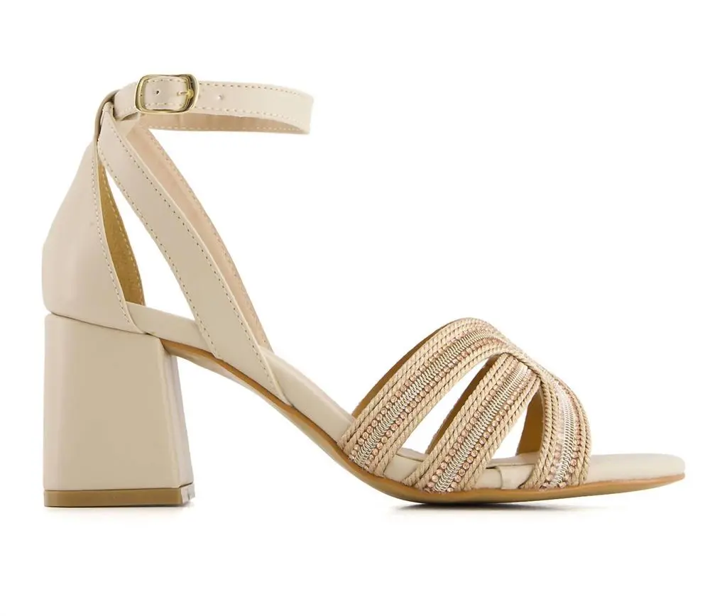 Andrea Andrea - Women's Medium Heel Ankle Strap Sandals