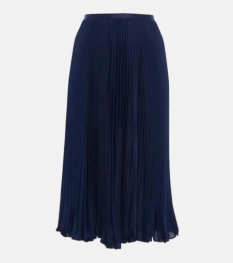 Ralph Lauren Pleated georgette midi skirt 1