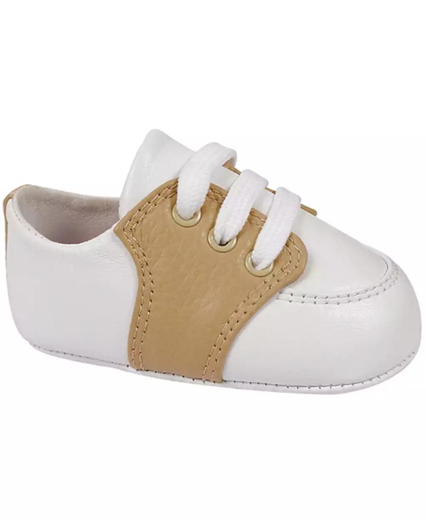 Baby Deer Baby Boy Comfort Laced Leather Saddle Oxford
