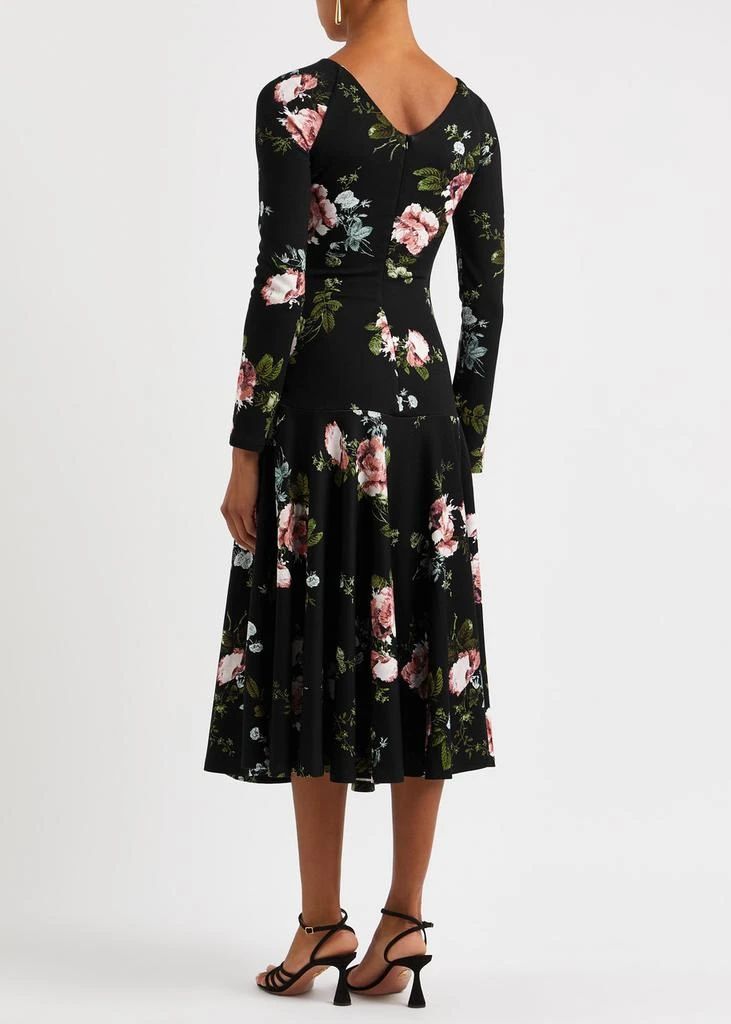 Erdem Floral-print jersey midi dress  3