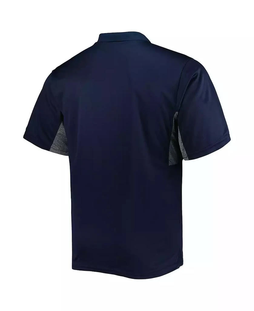 Fanatics Men's Navy Tennessee Titans Big and Tall Team Color Polo Shirt 3
