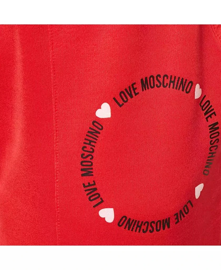 Pre-Owned Love Moschino Women's Red Jersey Track Trouser 5