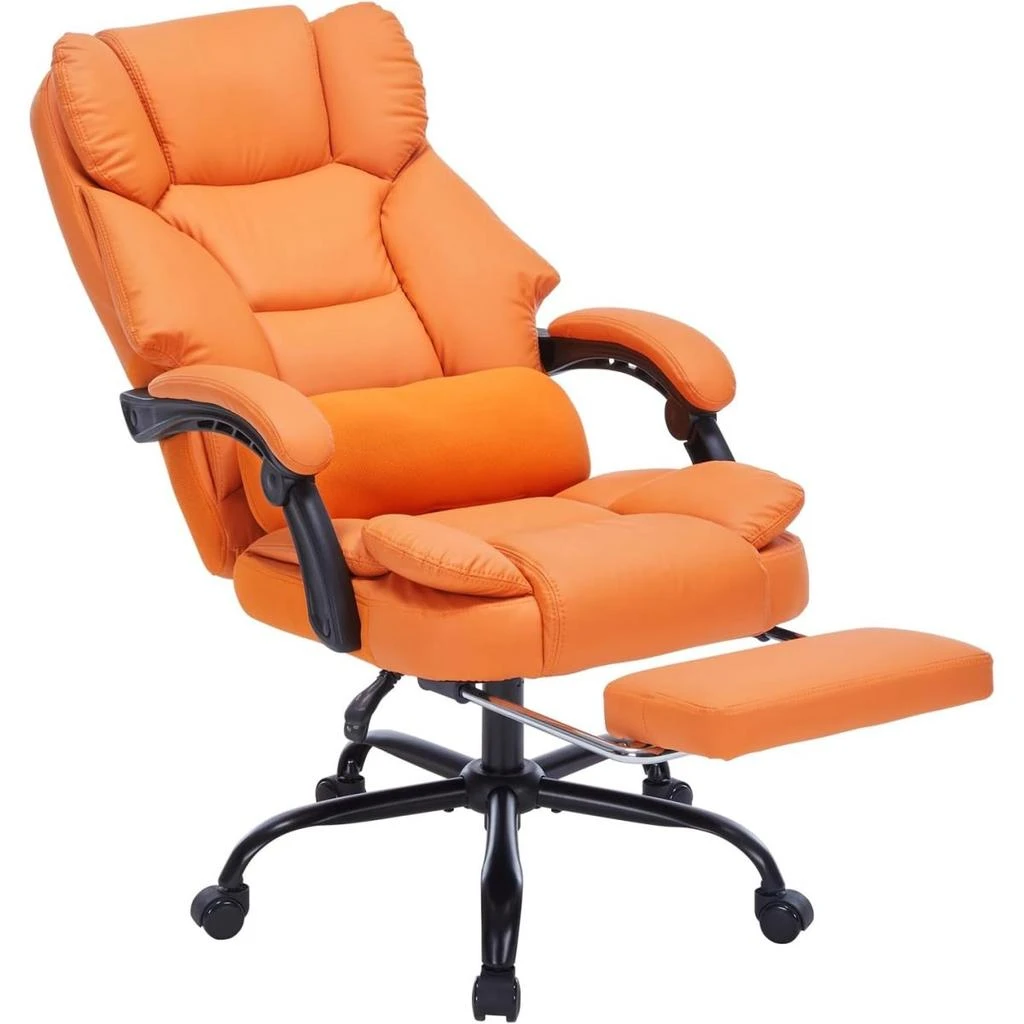 Streamdale Furniture Streamdale Ergonomic Office Chair with Footrest and Lumbar Support