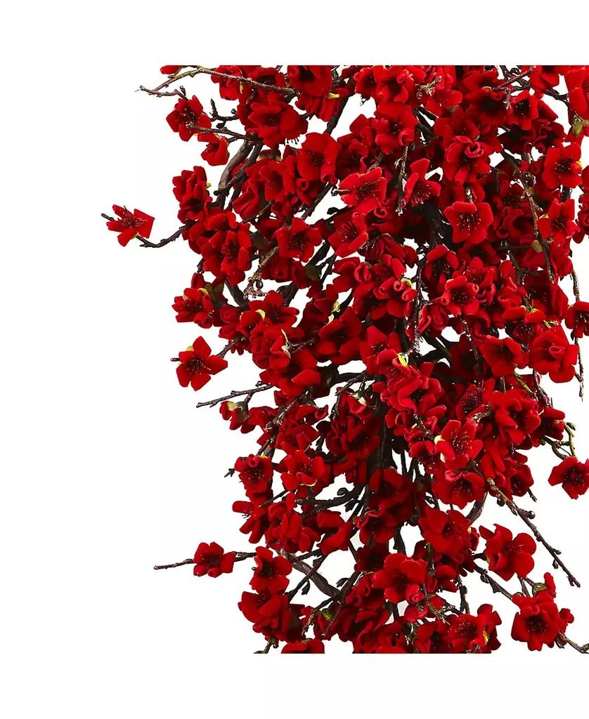 NEARLY NATURAL 28" Plum Blossom Teardrop 3