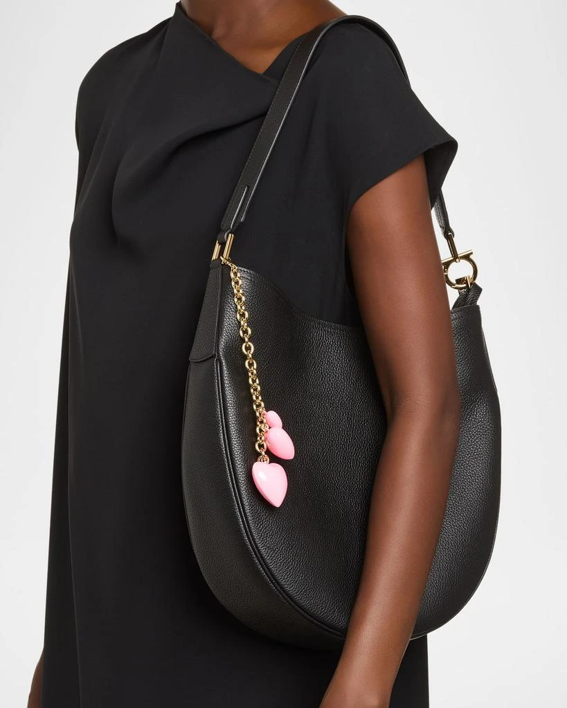 Roxanne Assoulin The Happy Heart Bag Charm, Cotton Candy Pink 2
