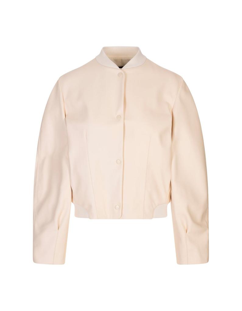 Shop Trompe l'oeil cropped virgin wool jacket on Sale at