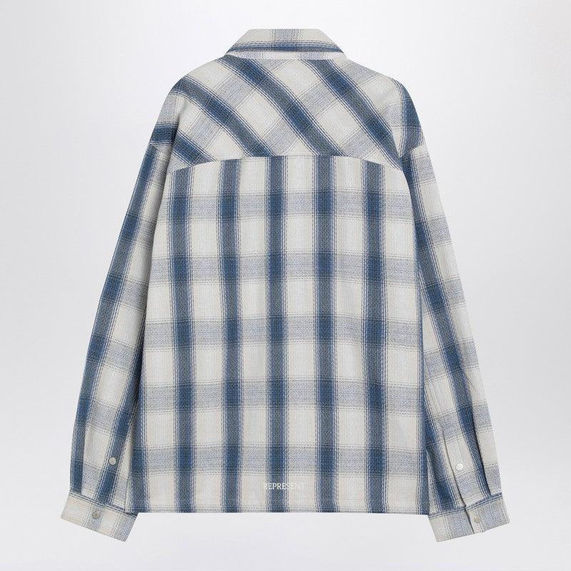 Represent Represent Men's Textu blue Flannel Shirt