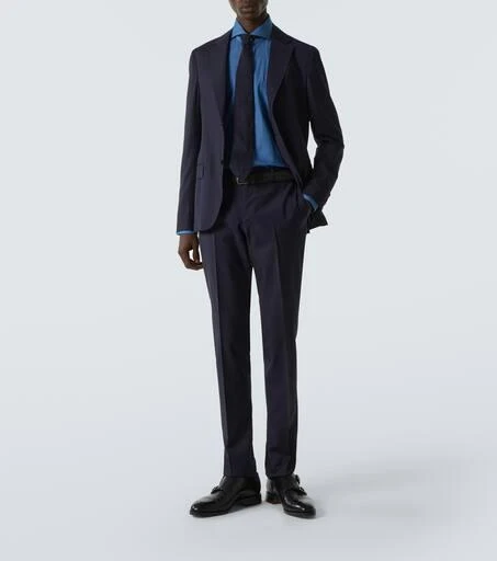 Thom Sweeney Cotton chambray shirt 2