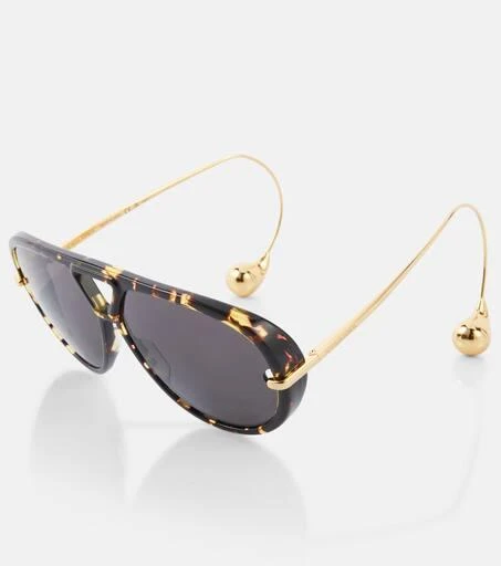Bottega Veneta Drop aviator sunglasses 4