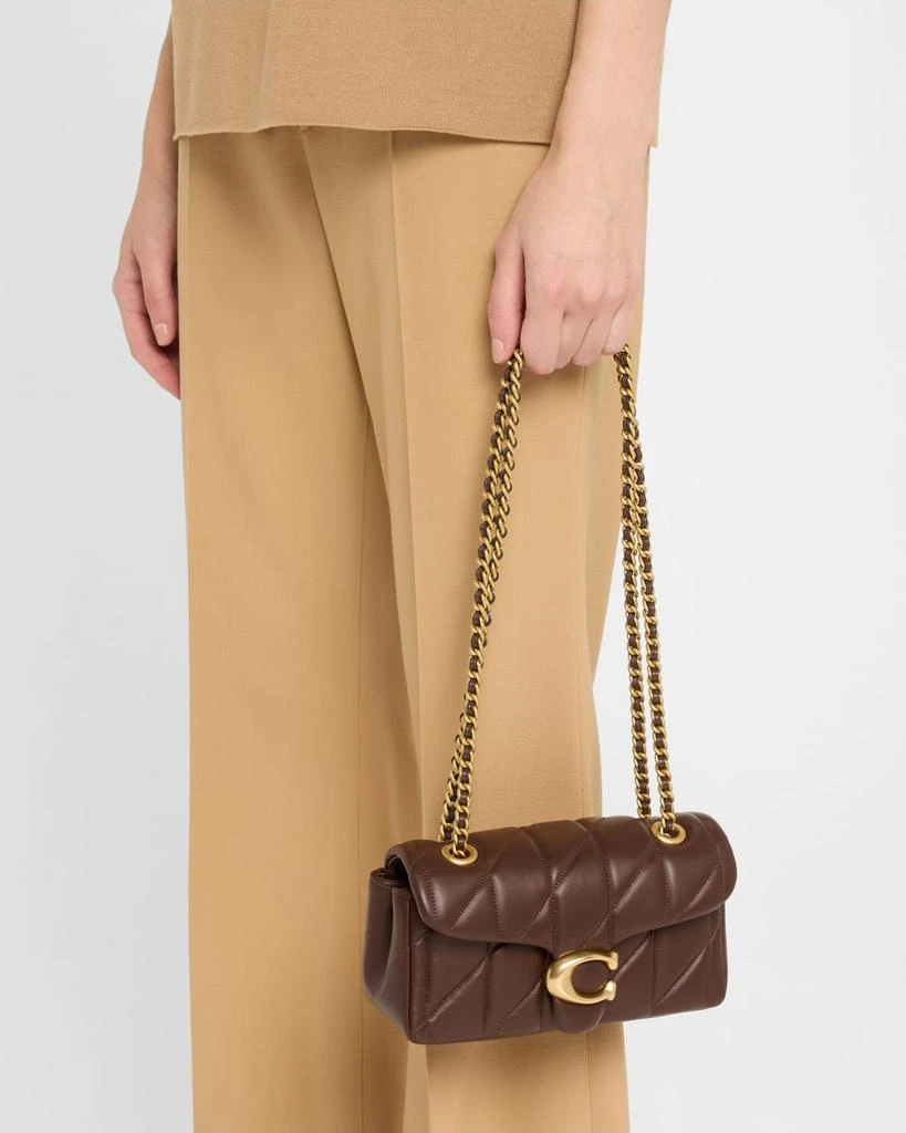 Coach Tabby 20 Quilted Leather Shoulder Bag with Chain 3