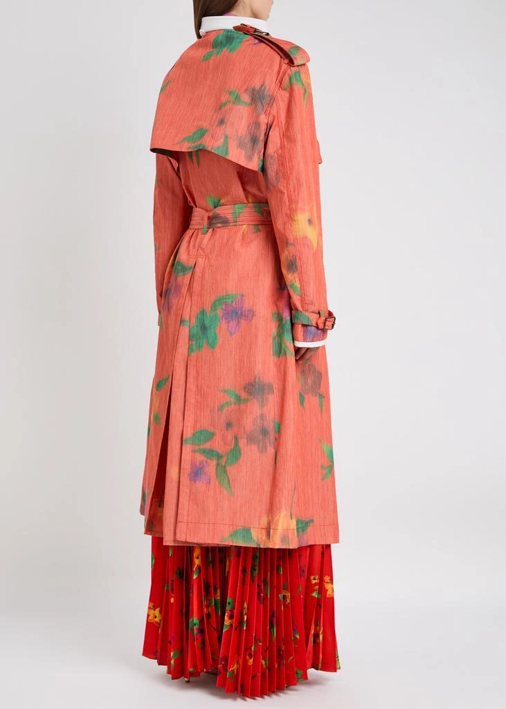 SS DALEY Edna floral-print woven trench coat 3