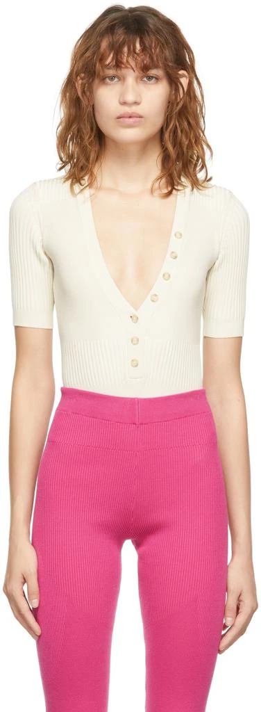 Jacquemus Beige 'Le Body Yauco' Bodysuit 1