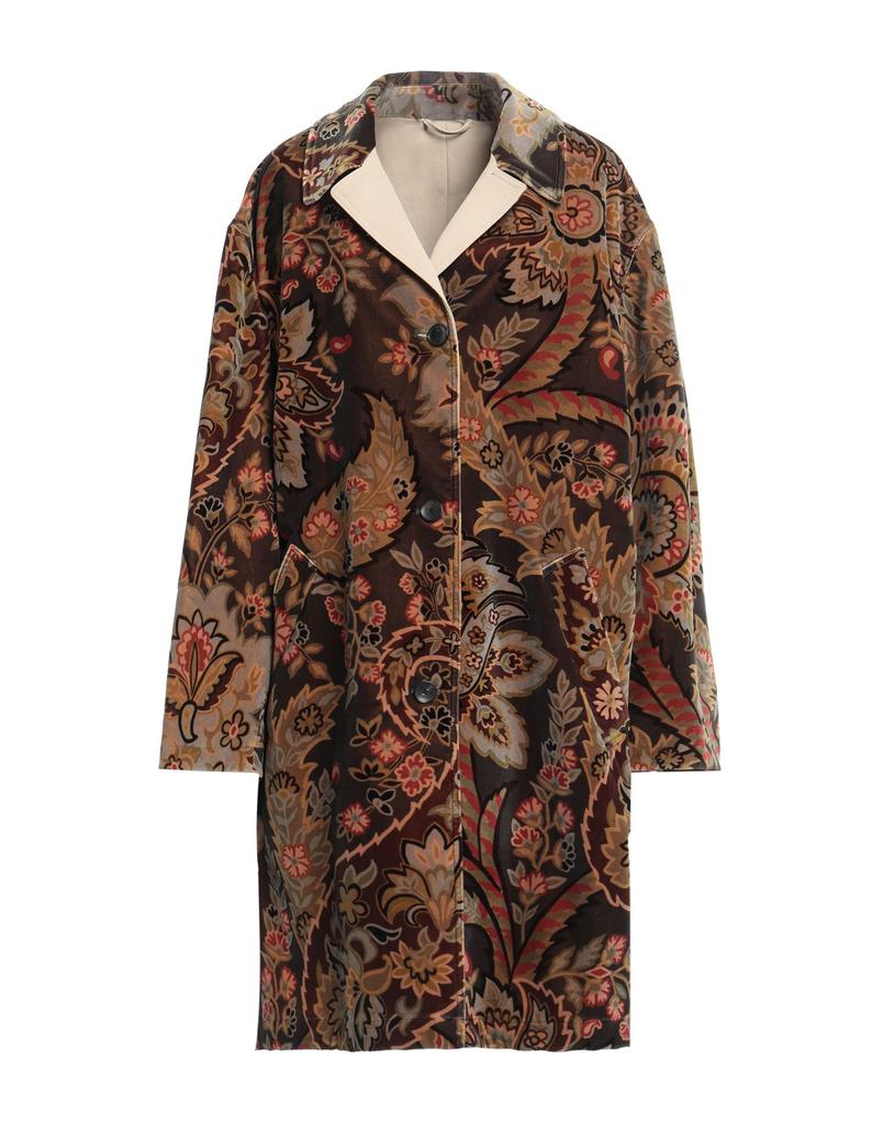 関税送料込Etro Double-Breasted Coat ETRO Double-breasted velvet-jacquard coat - Coats - Free