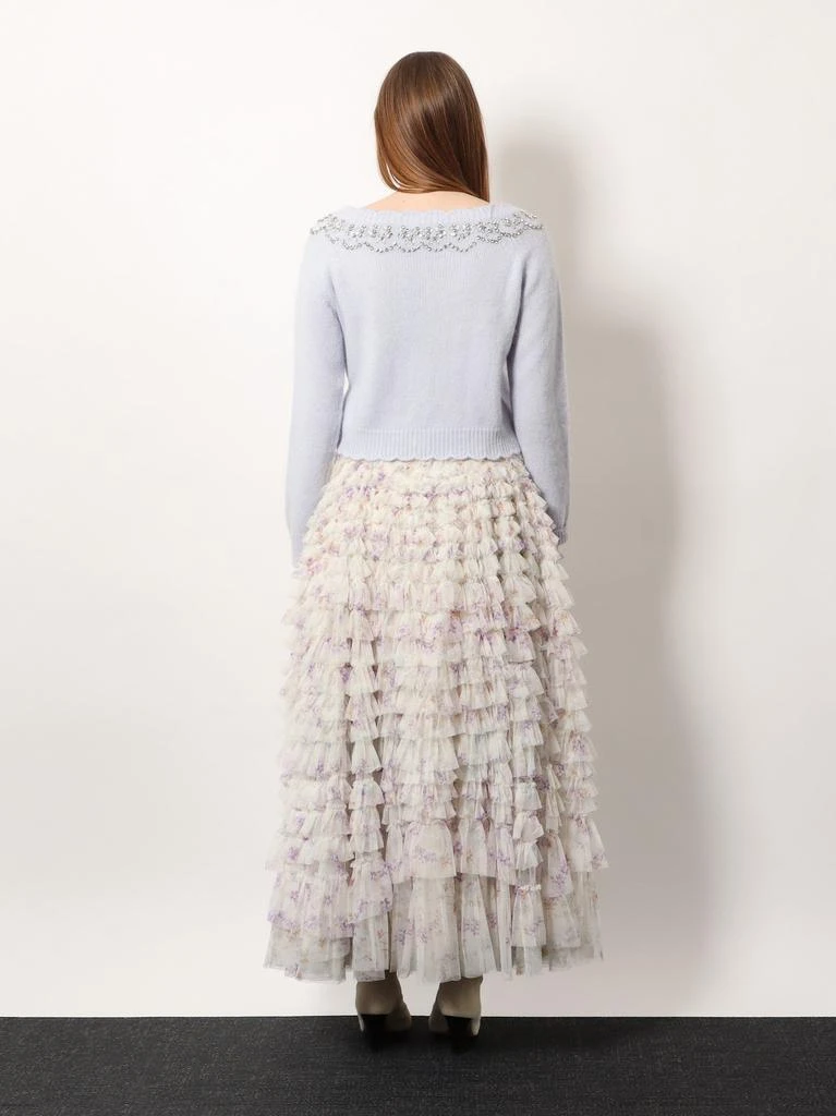 Needle & Thread Alpaca and wool cardigan with rhinestones 3
