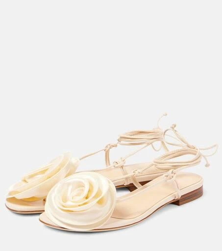 Magda Butrym Floral leather sandals 4