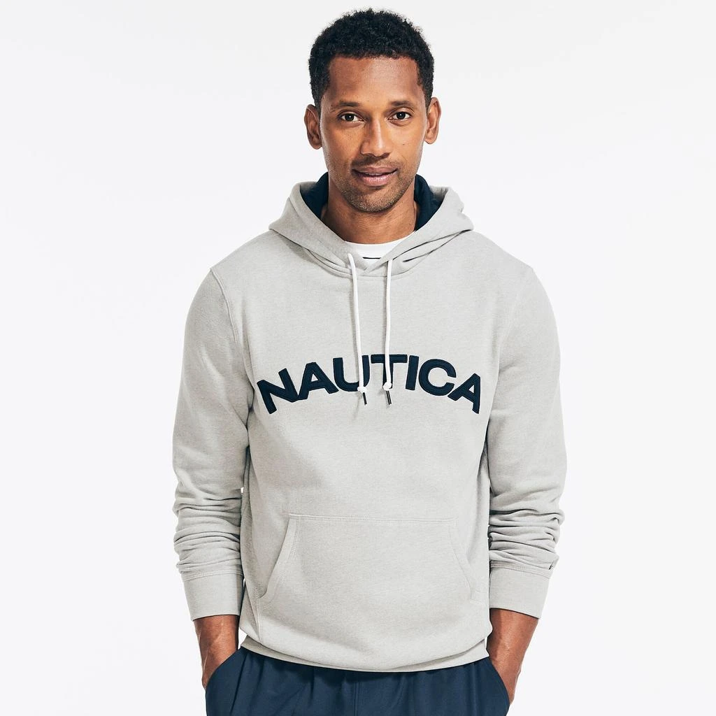 Nautica Mens Logo Pullover Hoodie 1