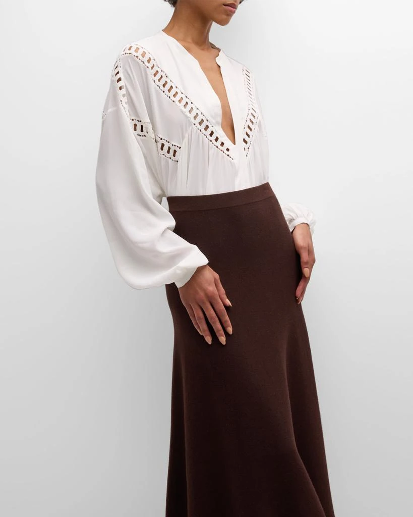 Iro Brent Embroidered Long-Sleeve Top 7