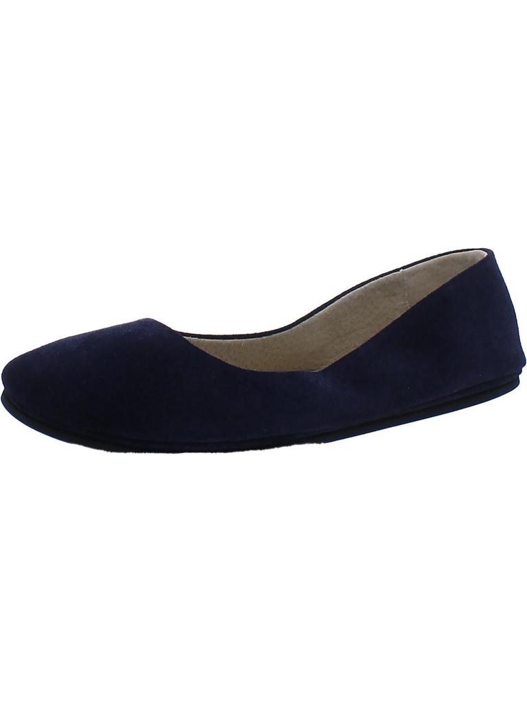 FS/NY Sloop Womens Suede Round Toe Flats