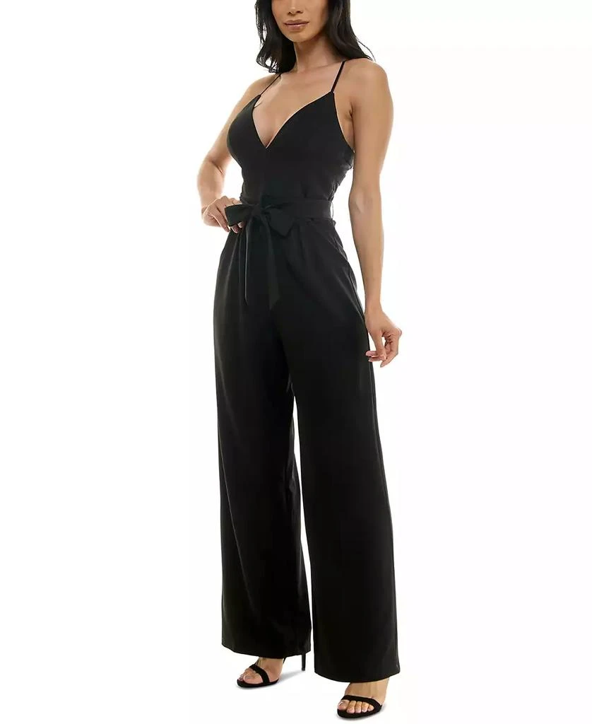 Emerald Sundae Women's V-Neck Sleeveless Tie-Waist Jumpsuit 3