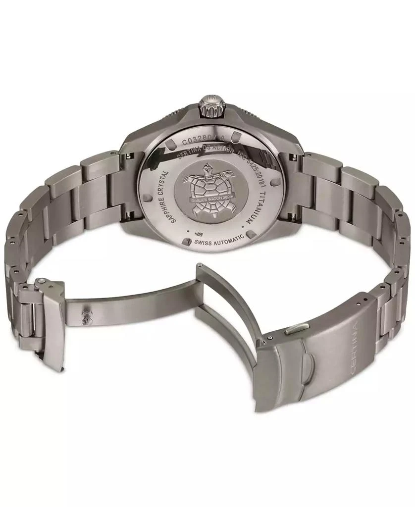 Certina Women's Swiss Automatic DS Action Diver Titanium Bracelet Watch 38mm 4