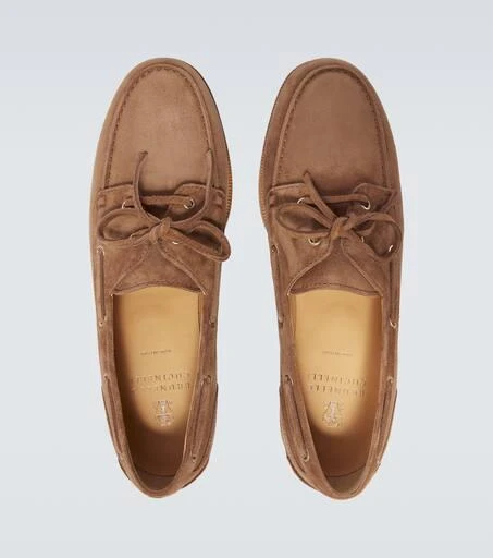 Brunello Cucinelli Suede boat shoes 4