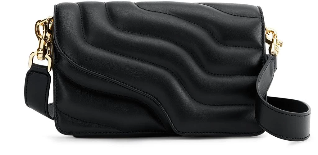 ATP ATELIER Assisi Black Quilted Nappa Baguette Bag 1